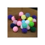 Prestij Boncuk Karışık Renkli Ponpon Peluş Ponpon 2.5 cm 50 Adet