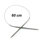 Prestij Boncuk Prestij Çelik Telli Misinalı Örgü Şişi 60 cm No:8.00 mm Dayanıklı ve Hassas Kullanım İçin