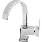 Prestij Cubic Kare Mix Kuğu Lavabo Batarya