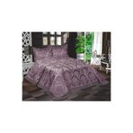 Prestij Home TEKSTİL Aden Şönil Yatak Örtüsü Çift Kişilik 250x250 Cm Mürdüm
