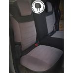 Prestij Oto Giyim Dünyası Fiat Fiorino Araca Özel Tasarım Koltuk Kılıfı - Gri - Siyah