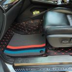 Prestij Oto Giyim Dünyası Hyundai Getz Araca Özel 8d Taban Döşemeli Oto Paspas Takım / Siyah-Gri - Siyah - Gri
