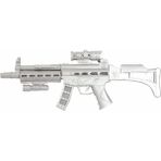 Prestij Oyuncak FAB MP60 57 cm Dürbünlü Pilli Tüfek