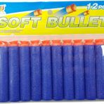 Prestij Oyuncak Nerf Tabanca Mermisi Soft 12LI