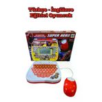 PRESTİJ spıderrr Spıder-Man Eğitici Oyuncak Bilgisayar Türkçe İngilizce Eğitici Laptop 100 Fonksiyonlu