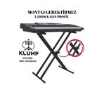 Presto Klump NW/DBL Profesyonel X Tipi Org Sehpası Klavye Standı Keyboard Standı Dijital Piyano Standı
