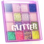 Pretty Beauty 16'lı Glitter Makyaj Paleti Gel Formüllü 16 Renkli Uzun Süre Kalıcı Toz