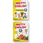 Pretty English Grade 3 Seti | Homework Book + Reference Book | Ingilizce Eğitim ve Etkinlik Kitabı Seti | Ilkokul 3. Sınıf Ingilizce Kaynak