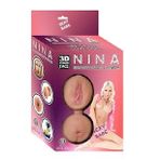 Pretty Love 3D Dolgu Yüzlü Nina Realistik Saçlı Titreşimli Şişme Bebek Kadın