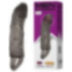 Pretty Love Titreşimli Penis Kılıfı 5 cm Dolgulu Uzatmalı Prezervatif Vibratör