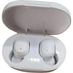 Prettyia 27X15MM A6S Beyaz Kablosuz Bluetooth 5.0 Kulaklık Telefon Stereo Spor için Kulaklık