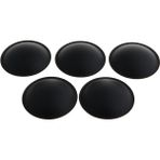 Prettyia 5 Paket Dome Tarzı Yüksek Yoğunluklu Boynuz Hoparlör Kubbe Kağıt Toz Koni Kapak 64 x 12MM (Yurt Dışından) - Siyah