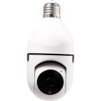 Prettyia Akıllı Ampul Wifi Kamera Ev Gözetim Ip Kamera Gece Görüş Alarmı (Yurt Dışından) - Siyah