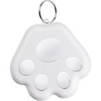 Prettyia Akıllı Köpek Kedi Mini Gps Izci Cihazı Uygulaması Anti-Kayıp Bluetooth Beyaz (Yurt Dışından)