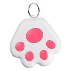 Prettyia Akıllı Köpek Kedi Mini Gps Izci Cihazı Uygulaması Anti-Kayıp Diş Mavisi (Yurt Dışından) - Pembe