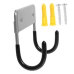 PRETYZOOM 1 Takım ütü masası askısı banyo havlusu tutacağı ev kancaları vestiyer ütü masası askı duvara montaj demir kancalar sıradan elbise askısı Dağı Ütü masası standı ilişki kurmak