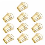 PRETYZOOM 10 Adet kova şeker kutusu noel hediyesi yilbasi Teşekkür hediyeleri altın teneke kovalar reklam şeker saklama kabı parti depolama kovalarını tercih eder Metal Golden