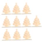 PRETYZOOM 10 Parça Noel Ağacı Tatil Partisi Malzemeleri Iyilik Etiketleri Süslemeler 3d Yılbaşı Ağacı Yapbozlar Noel Masa Centerpieces 3d Bulmaca 3 Boyutlu Devre Kartı Ahşap Raf