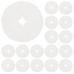 PRETYZOOM 100 Adet Yeniden Kullanılabilir Mandal Kanca Durdurucu Yeniden Kullanılabilir Delikli Pano Kanca Kilidi Mağaza Kaynağı Delikli Pano Kanca Tutucuları Pe Gofret Plastik Levha