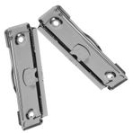 PRETYZOOM 2 Adet iş panosu klipleri metal klipler bağlama klipsleri belge ataçları monte edilebilir pano klipleri büyük Güç klipsi Kimlik klasörü plaka kelepçesi Öğrenci Merdane kelepçesi