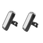 PRETYZOOM 2 Takım Cep Telefonu Su Geçirmez Çanta Bisiklet Gidon Tutucu Telefon Standı Telefon Tripod Bağlama Aparatı Bisiklet Saklama Çantası Ayarlanabilir Telefon Dağı Pu Kurulum Paketi