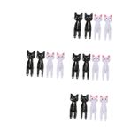 PRETYZOOM 4 Set Kedi Mandal Havlu Klip Kedi Yatağı Seyahat Havlu Mandalları Kediler Büyük Plaj Havlusu Plaj Havlusu Kelepçeleri Kedi Yatakları Peçete Kedi Havluları Havuz Kum 4 Adet*4