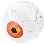 PRETYZOOM 4d göz küresi alüminyum film balon dekorasyonu alışveriş merkezi düzeni göz küresi kabak şekli özel şekilli göz küresi (4d mavi göz küresi) şişme süslemek Yabancı sahne