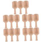 PRETYZOOM 5 Set Tahta Kaşık Mutfak Aletleri Tatlı Kaşığı Ahşap Kaşık Pişirme Gereçleri Ev Çay Kaşığı Kepçe Kullanışlı Çay Kaşığı Çok Fonksiyonlu Çay Kaşığı Ergonomik Çay Kaşığı Odun 3 Adet*5