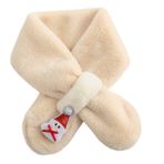 PRETYZOOM Atkı Çocuk Kış Şal Noel Çocuk Peluş Şal Noel Çocukları Noel Baba Eşarp Çocuklar Için Eşarplar Kabarık Çapraz Kravat Eşarp Kız Noel Eşarp Yürümeye Başlayan Eşarp Kaşmir Boyun Hediye