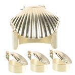 PRETYZOOM Otomatik Mum Söndürücüler - 4lü Paket Mumlar İçin Metal Kabuklu Söndürücüler Kullanımı Kolay Şık Tasarım Fitil Ve Ev Güvenliği İçin Güvenli