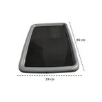 Pribor Köpek Büyük Tuvaleti Maxi Rengi 59x89 cm Eleksiz Gri-Antrasit Xxl
