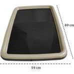 Pribor Xxl Köpek Büyük Tuvaleti Maxi Bej-Kahve Rengi 59X89 cm - Kahverengi