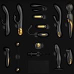 Pridex 12 Parça 18K Altın Kaplama Elit Kraliçe Koleksiyonu Full Eşssiz Vibratör Set
