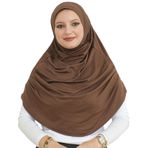 Prien Khimar Kahverengi Uzun Kadın Şal