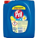 Pril 4 kg Limon Kokulu Sıvı Bulaşık Deterjanı Etkili Hijyenik Temizlik Sunar