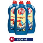 Pril 915672e2-87cb-5021-98d0-c3a908cde2d8 Sirke Gücüyle 1500 Ml Bulaşık Deterjanı 3'lü Özel Seri Parlak Ve Hijyenik Sonuç