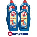 Pril Sirke Gücüyle 1500 ml Bulaşık Deterjanı 4'lü Özel Seri Parlak ve Hijyenik Sonuç