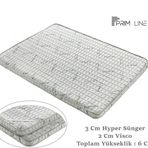 Prim Line Hygiene Bamboo Ortopedik 80x130 cm Visco Yatak Pedi