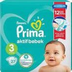 Prima Aktif Bebek No:3 Midi 27 Adet Bebek Bezi