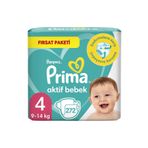 Prima Aktif Bebek No:4 Maxi 272 Adet Bebek Bezi
