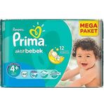 Prima Aktif Bebek No:4+ Maxi Plus 44 Adet Bebek Bezi