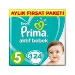Prima Aktif Bebek No:5 Junior 124 Adet Bebek Bezi
