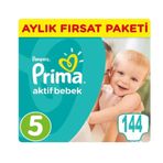 Prima Aktif Bebek No:5 Junior 144 Adet Bebek Bezi