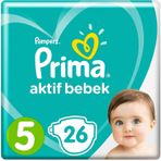 Prima Aktif Bebek No:5 Junior 26 Adet Bebek Bezi