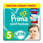 Prima Aktif Bebek No:5 Junior 276 Adet Bebek Bezi