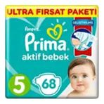 Prima Aktif Bebek No:5 Junior 68 Adet Bebek Bezi