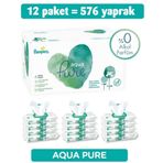 Prima Aqua Pure 48x12'li 576 Yaprak Islak Havlu