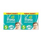 Prima Bebek Bezi Aktif Bebek Bantlı Bez 5 Beden 46X2 92 Adet Ekstra Yumuşak Konfor