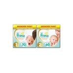 Prima Bebek Bezi Premium Care Yenidoğan 1 Beden 2 Beden 130 Adet