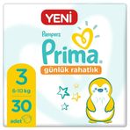 Prima Günlük Rahatlık No:3 Midi 30 Adet Bebek Bezi